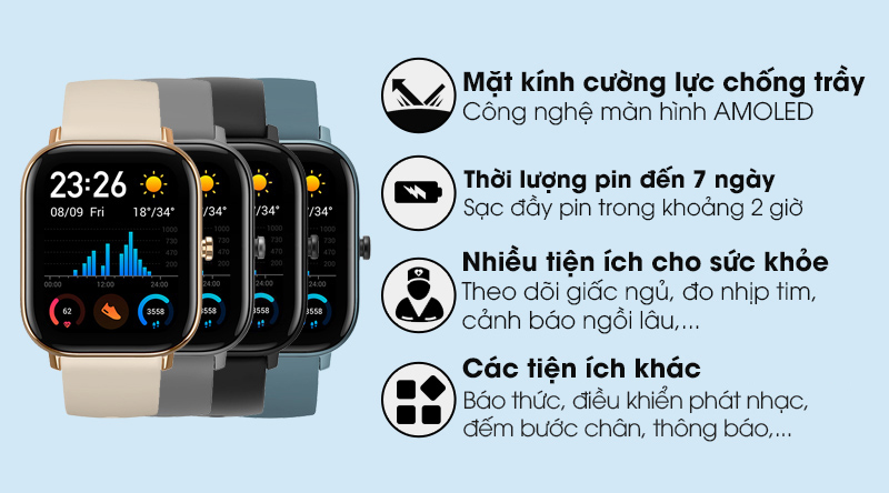 Đồng hồ th&ocirc;ng minh Huami Amazfit GTS